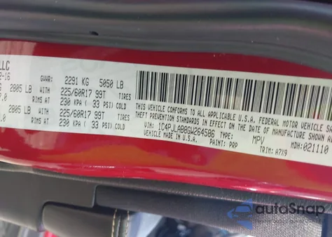 2016 Jeep Cherokee Sport из США, поврежденный, VIN 1C4PJLAB8GW264586